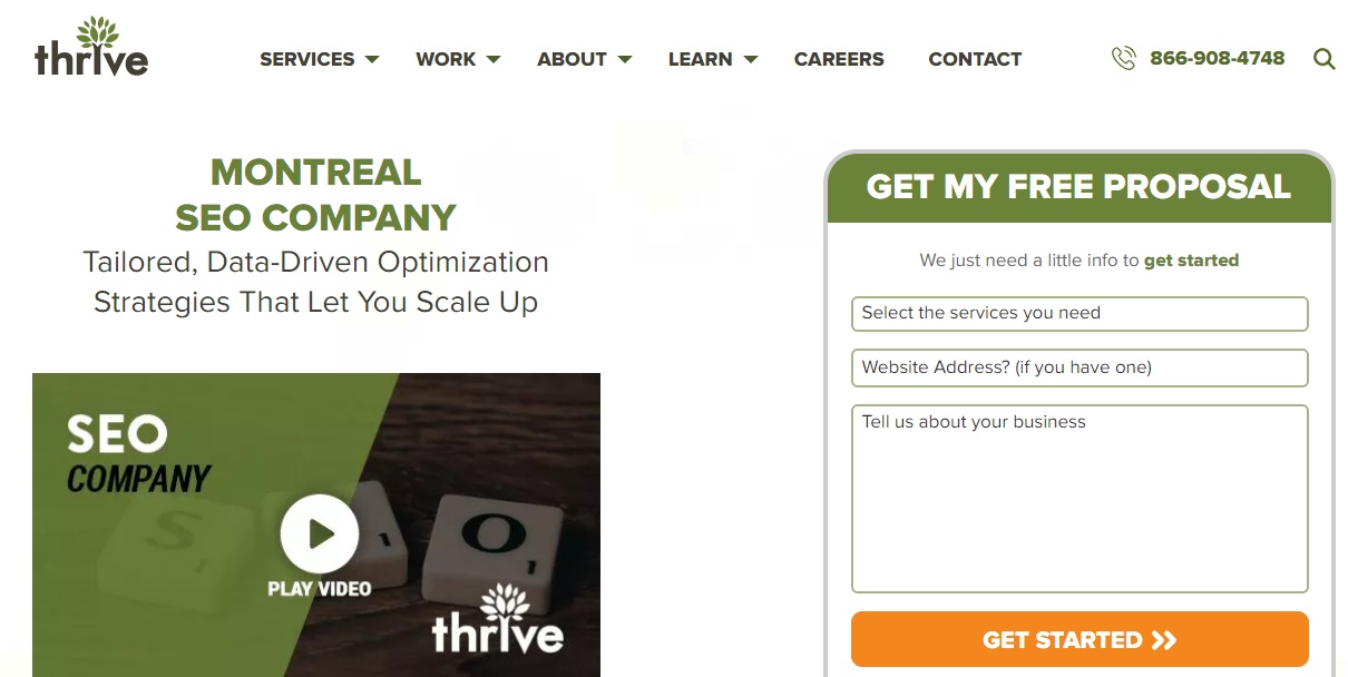 agencia de internet thrive montreal